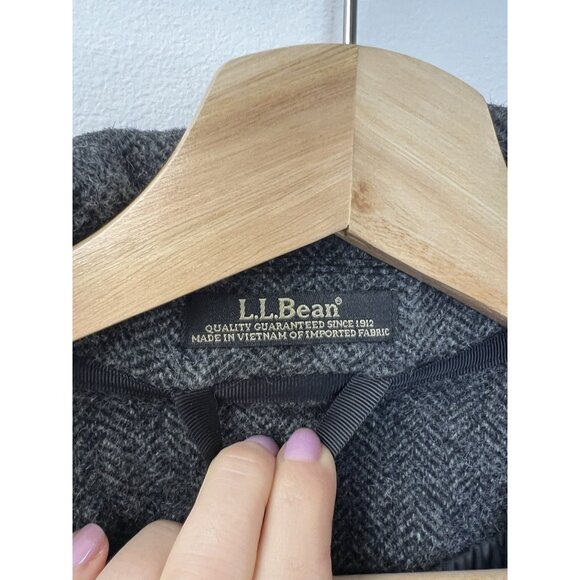 L.L.Bean Shetland Wool Insulated Thinsulate Coat Blazer Tweed Jacket  42 Reg - Picture 10 of 13